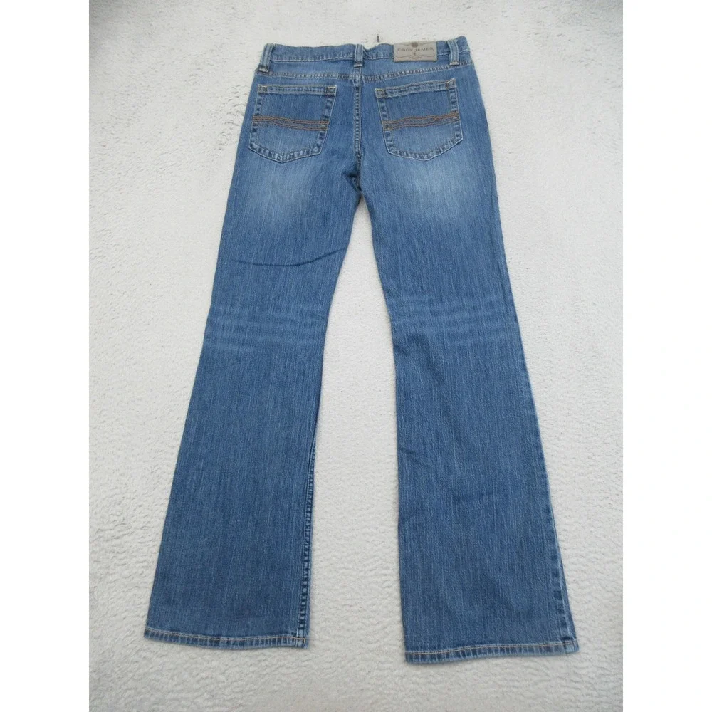 Cody James Western Jeans Mens 30x32 Slim Bootcut Medium Wash Stretch Cowboy